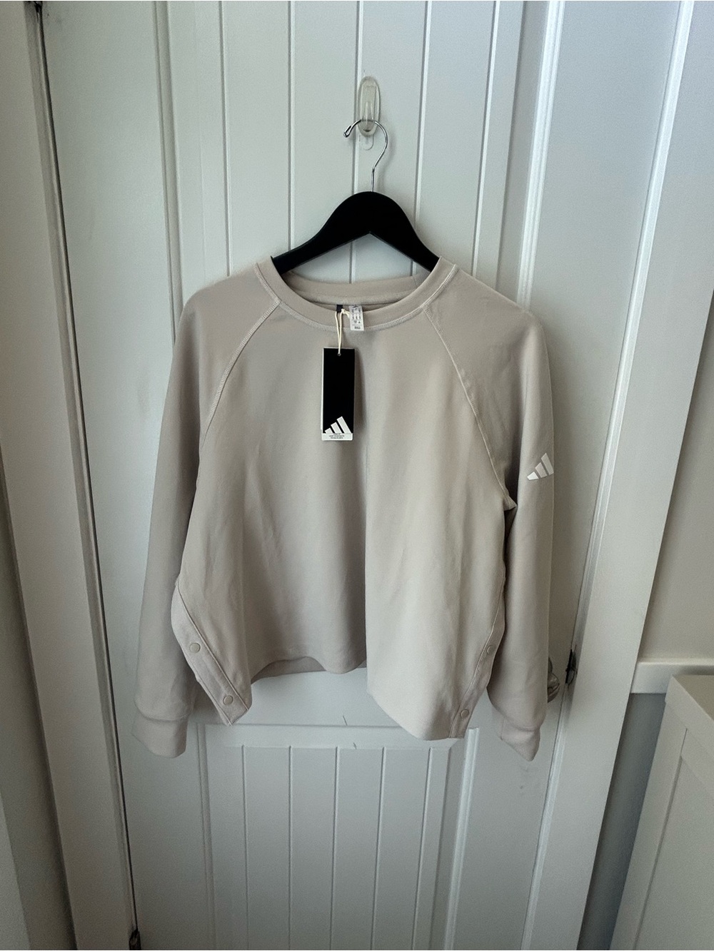 adidas Women’s Crewneck Sweatshirt — Light Beige